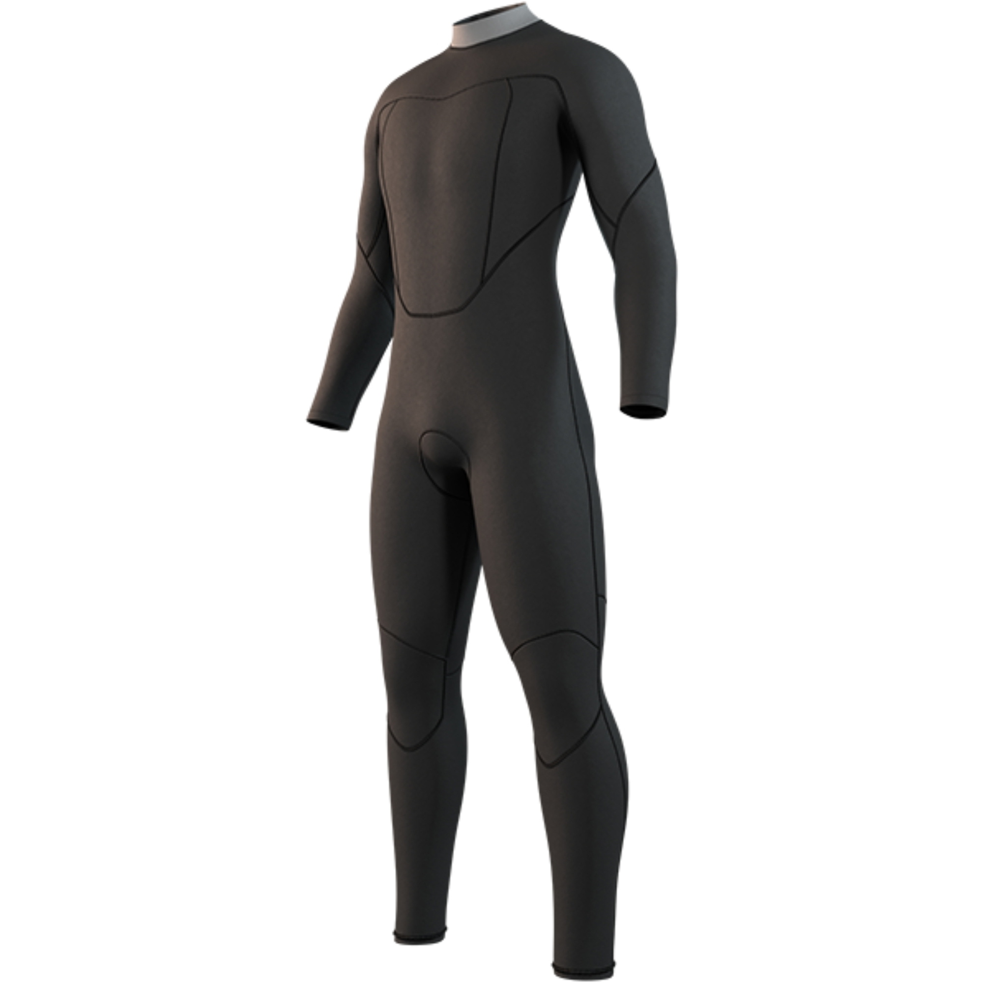 2026 Mystic Mens Brand 3/2mm Back Zip Wetsuit 35000.250031 - Black